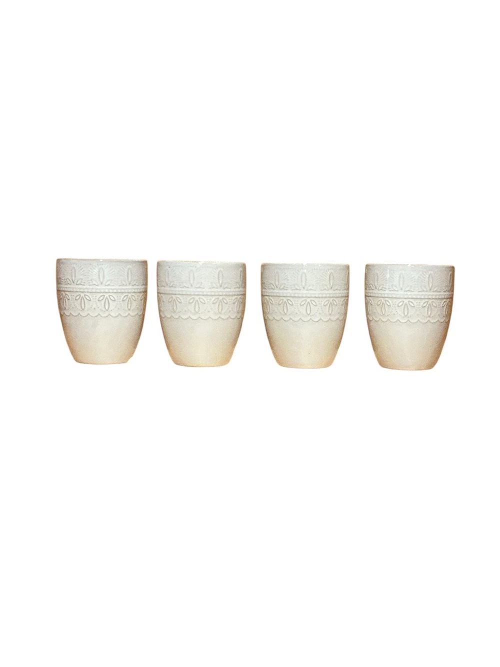 Petal Stone Cottage Mugs – Set Of 4